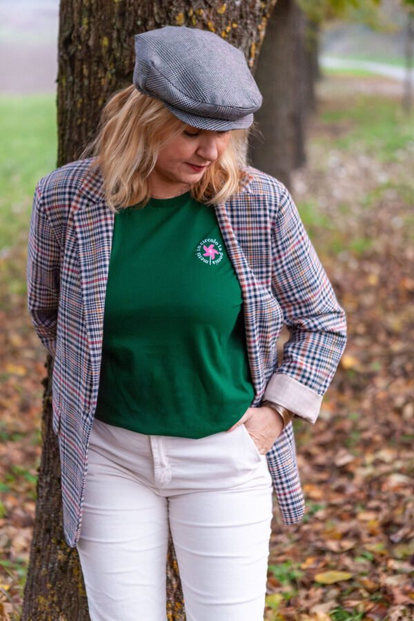05 PoeT-shirt green wood - immagine 5